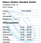 Öffnungszeiten