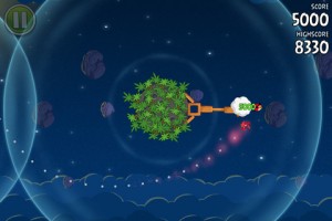 Angry Birds Space nutzt die Gravitation