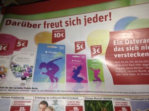 iTunes Karten im Angebot bei REWE