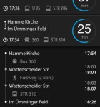 Departure ist übersichtlich