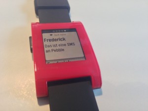 Pebble Smartwatch - mehrere SMS