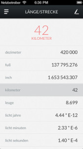 Amount für das iPhone