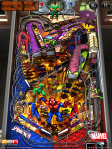 Spider-Man-Tisch in Marvel Pinball