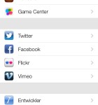 iOS 7 Dienste