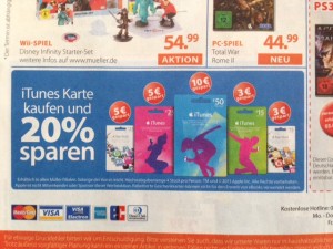 iTunes Karten Mller