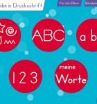 Ich schreibe in Druckschrift