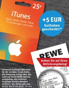 Rewe Februar iTunes