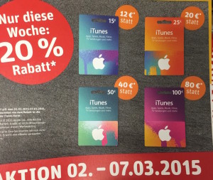 iTunes Rewe