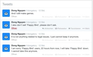 Flappy Bird Entwickler Twitter
