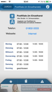 Oeffnungszeiten