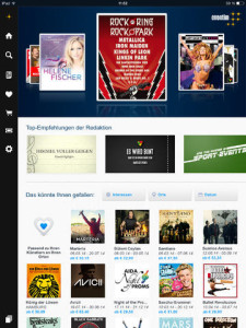 Eventim iPad
