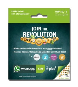 WhatsApp-Tarif SIM Eplus