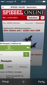 iOS 7 Safari Tabs