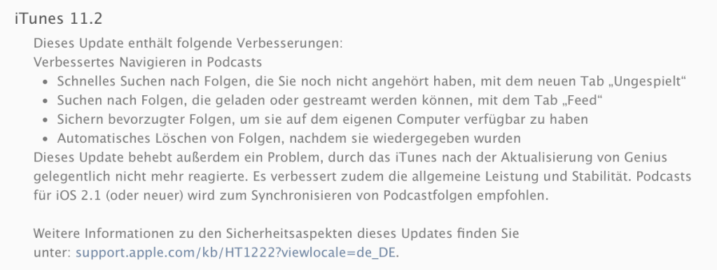 iTunes Update