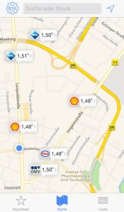 1-2-3 Tanken Karte