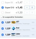 1-2-3 Tanken Preisalarm