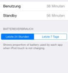 iOS 8 Batterieverbrauch