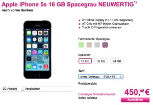 iPhone 5s Telekom
