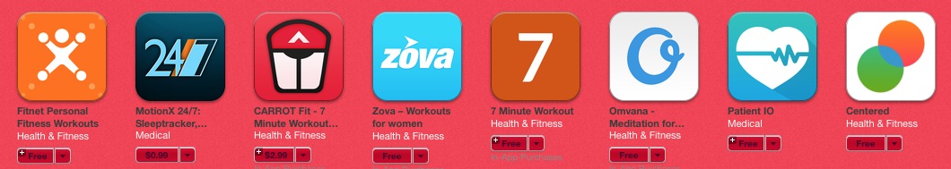 Apps fuer Health 2