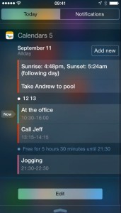 Calendars 5 WIdget