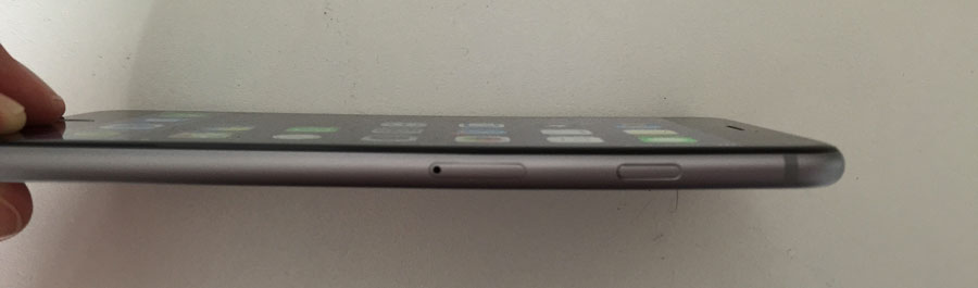 iphone 6 plus gebogen