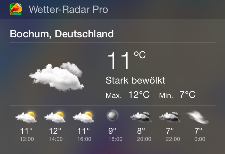 Wetter-Radar Pro Widget