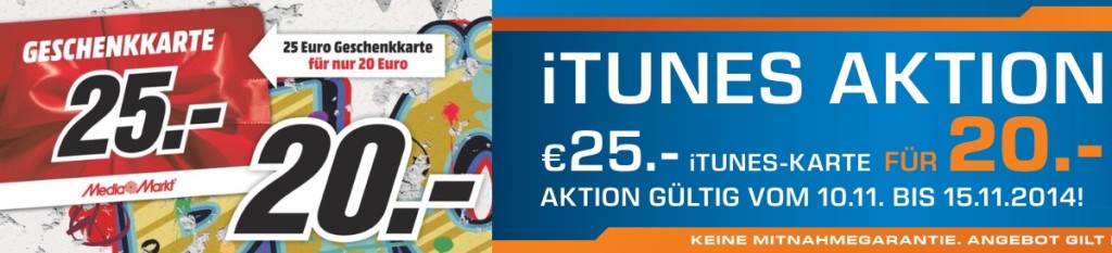 iTunes Karte Mauerfall Saturn Media Markt
