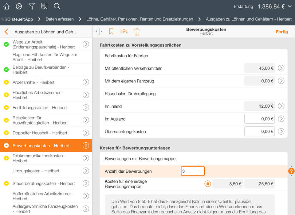 Wiso Steuer App