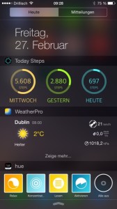 Today Steps Widget
