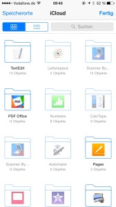 Word iCLoud Drive