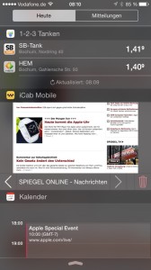 iCab Mobile Widget