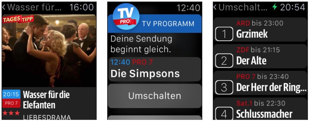 TV Pro Apple Watch