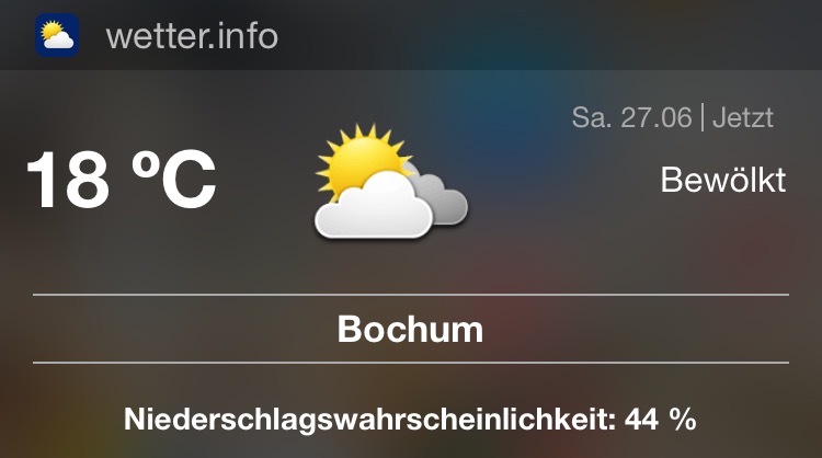wetter info widget