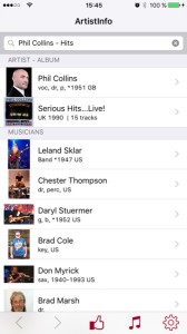ArtistInfo iOS