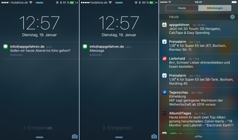 mitteilungen am iphone abschalten