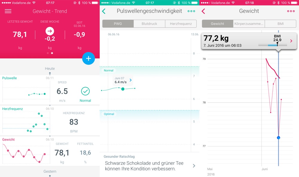 Withing Health Mate App