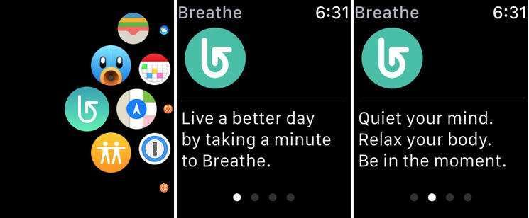 breathe apple watch