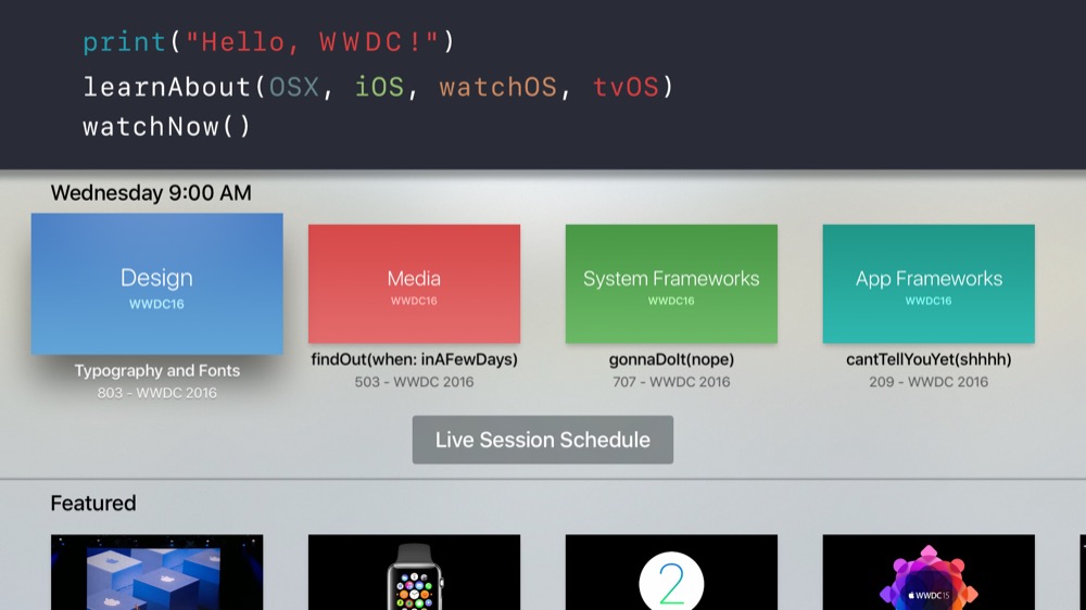 wwdc apple tv