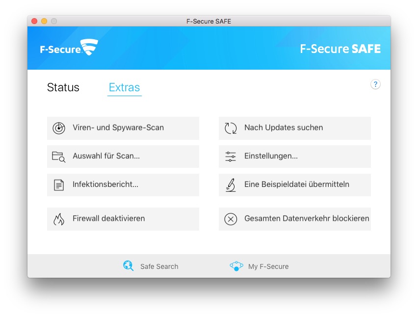 F-Secure Safe Einstellungen
