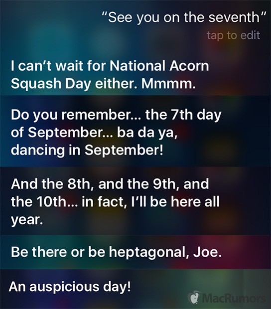 Siri Antworten