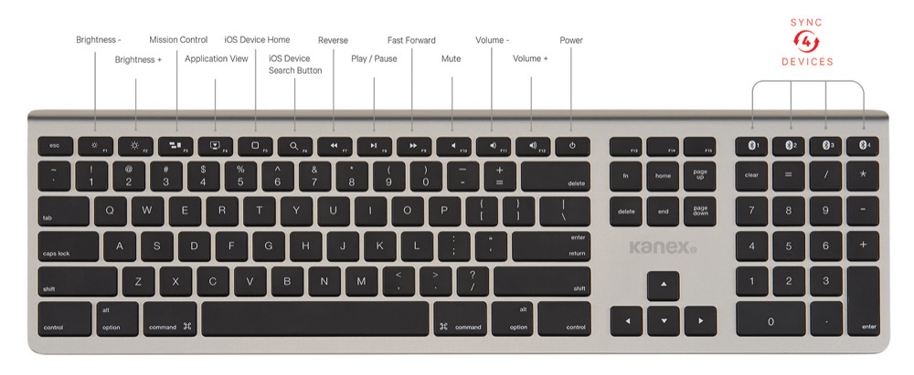 Kanex Bluetooth Keyboard 1