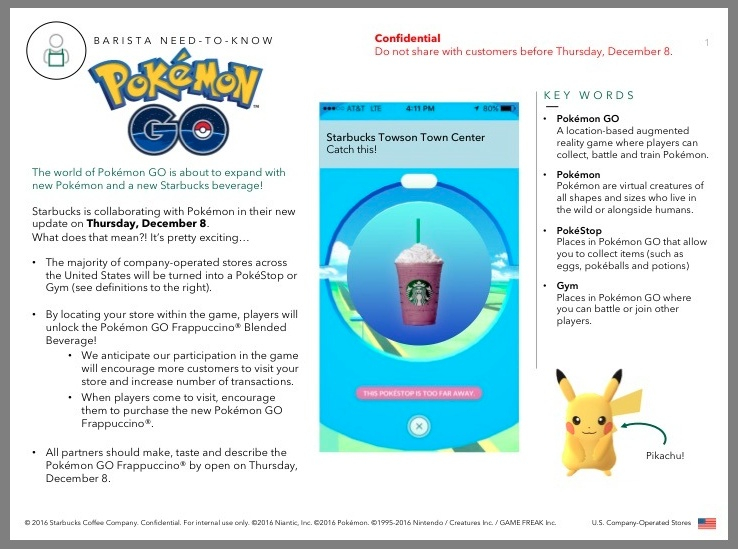 pokemon starbucks