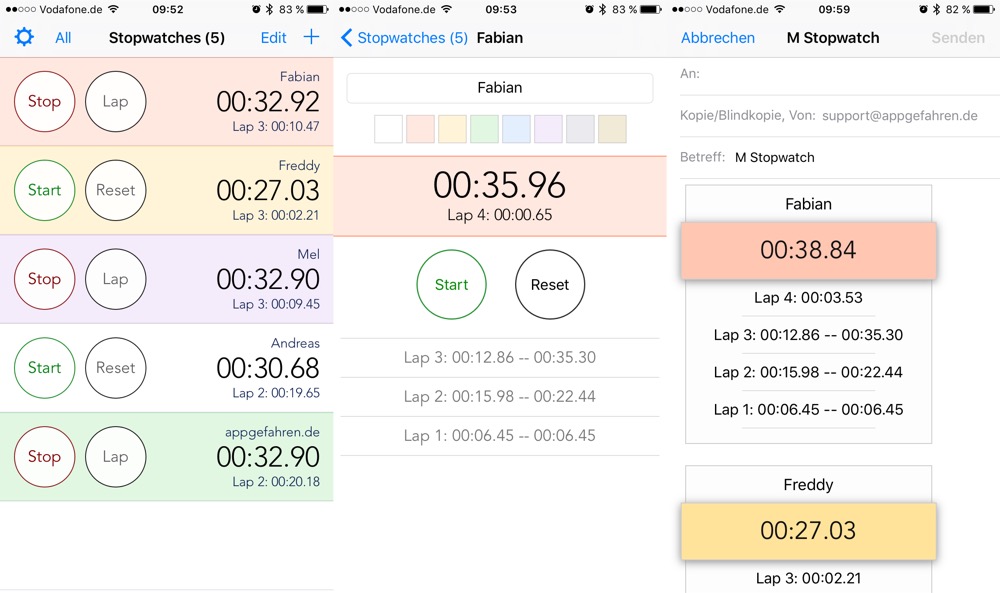 M Stopwatch