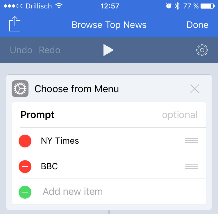 Workflow Widget 2