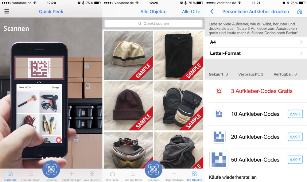 Bluelounge Quick Peek App