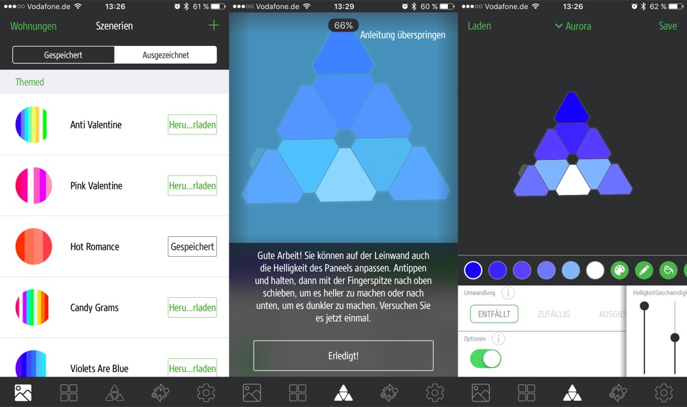 Nanoleaf Aurora App