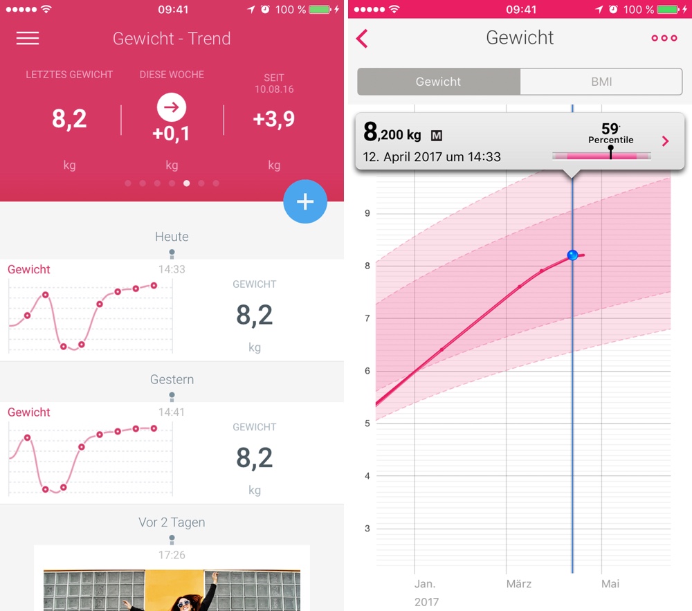 Withings Body Baby Modus