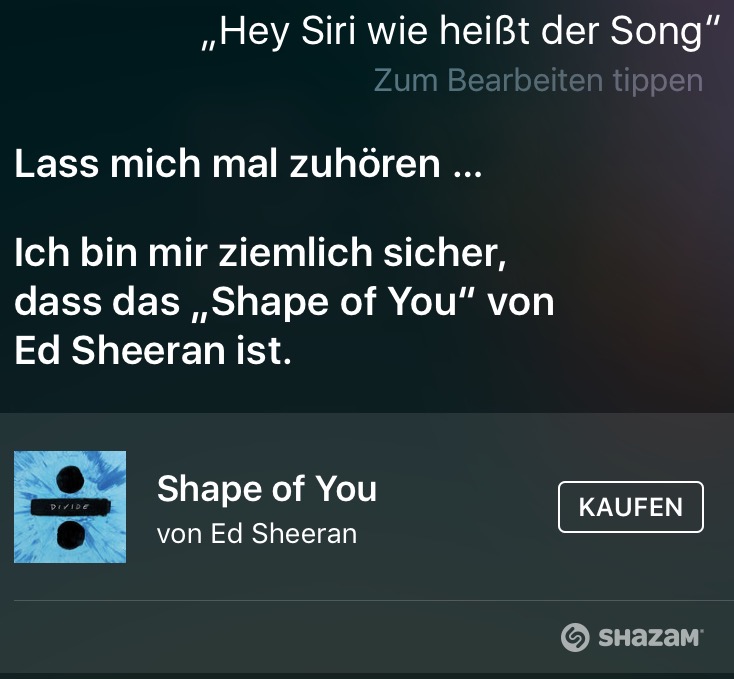 siri shazam
