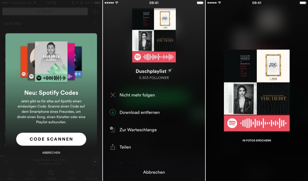 spotify codes