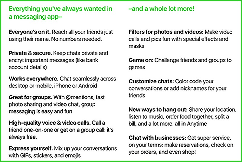 amazon-anytime-chat-app-feature-list-1